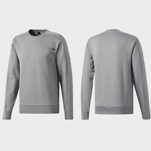 Adidas Athletics Squad Crew Sweatshirt (Grey)